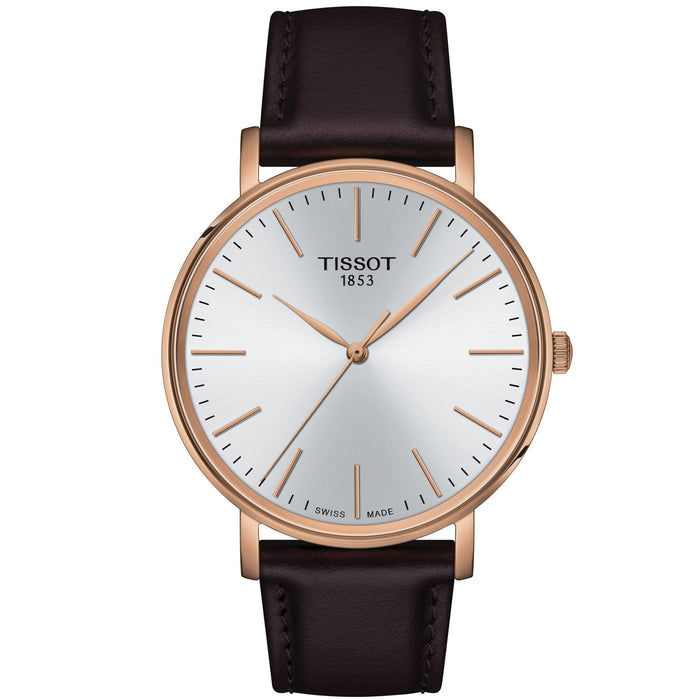 Tissot Men's Everytime Silver Dial Watch - T1434103601100