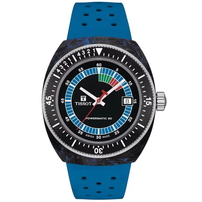 Tissot Men's Sideral S Powermatic 80 Black Dial Watch - T1454079705701