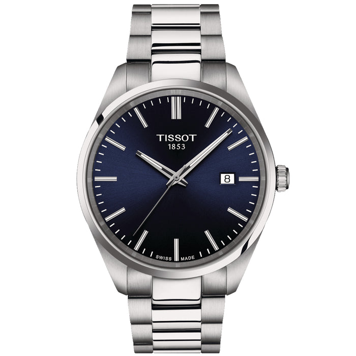 Tissot Men's PR 100 Navy blue Dial Watch - T1504101104100