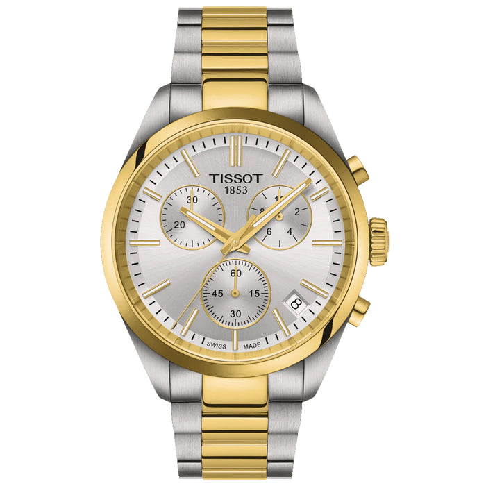 Tissot Men's PR 100 Chronograph Silver Dial Watch - T1504172203100