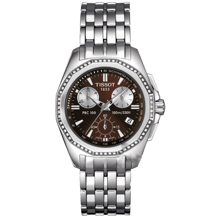 Tissot Women's PRC 100 T-Sport Brown Dial Watch - T22148611