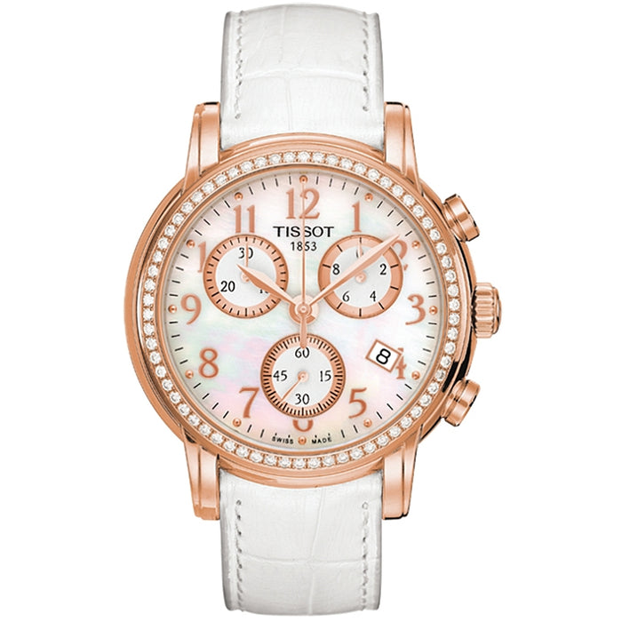 Tissot Women's T-Gold White Dial Watch - T9062177611201