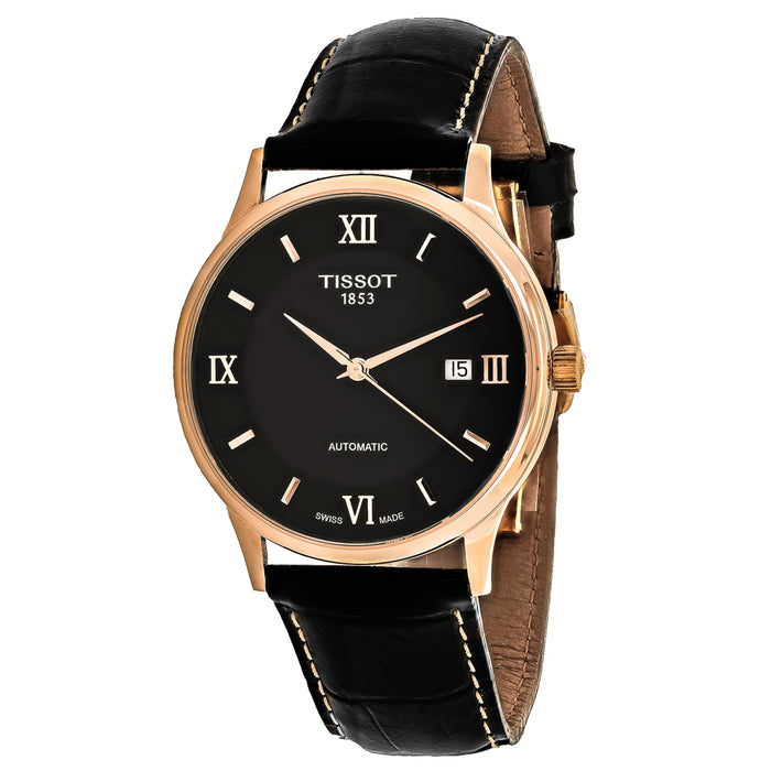 Tissot Men's Rose Dream Black Dial Watch - T9144077605800