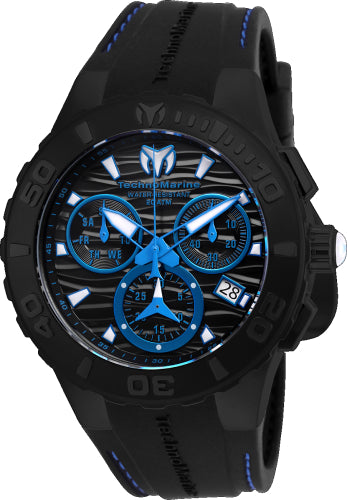 Technomarine Men's Cruise Black Dial Watch - TM-115080