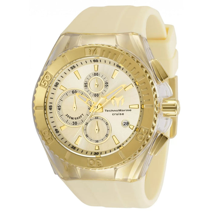 TechnoMarine Men's Cruise Gold Dial Watch - TM-115216
