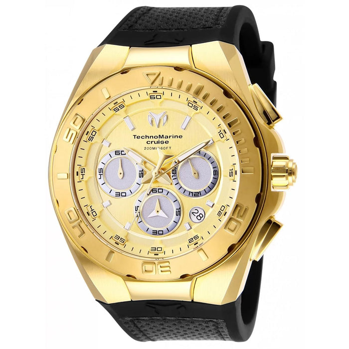 TechnoMarine Men's Cruise Silver and gold Dial Watch - TM-117004