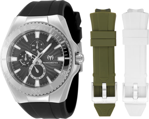 Technomarine Men's Cruise Black Dial Watch - TM-124017
