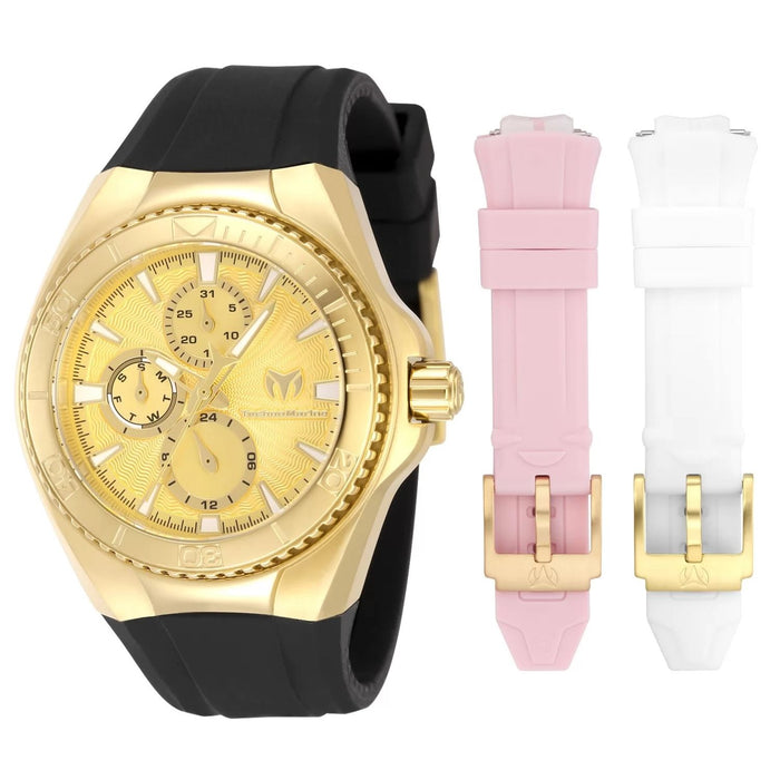 TechnoMarine Women's Cruise Gold Dial Watch - TM-124022
