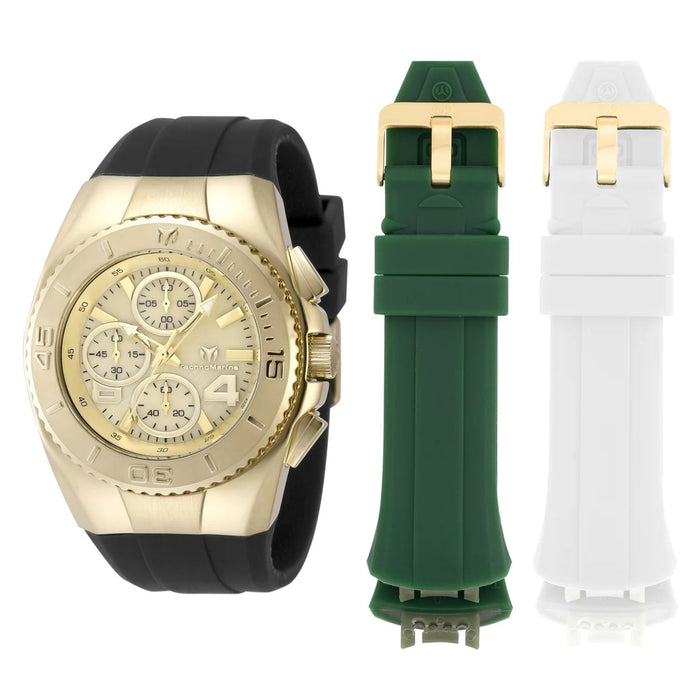 TechnoMarine Men's Cruise Gold Dial Watch - TM-124031
