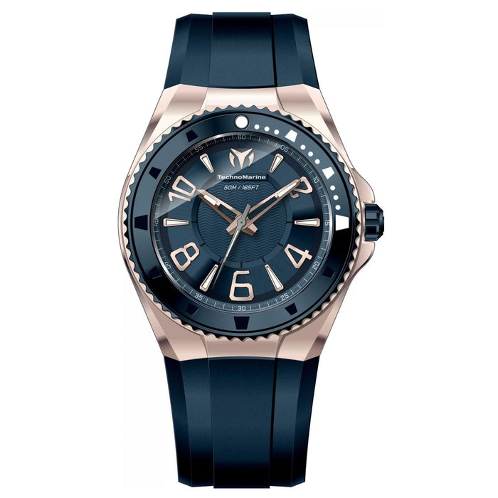 TechnoMarine Men's Lusso Mare Dark Blue Dial Watch - TM-225028