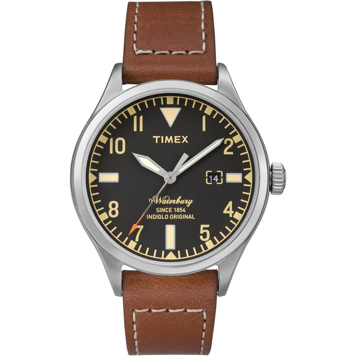 Timex Men's Waterbury Black Dial Watch - TW2P84000