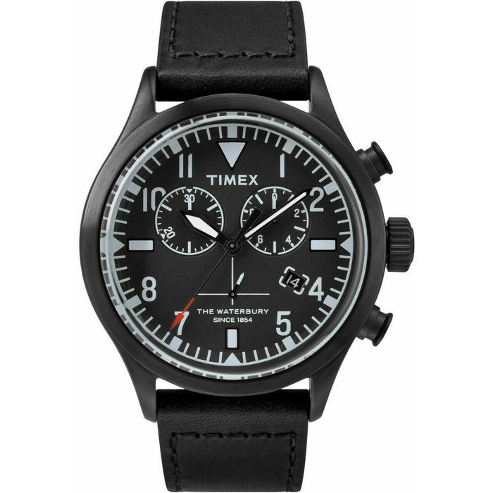 Timex Men's Waterbury Black Dial Watch - TW2R12700
