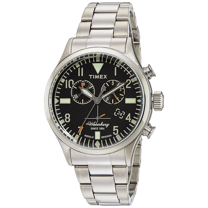 Timex Men's Waterbury Black Dial Watch - TW2R24900