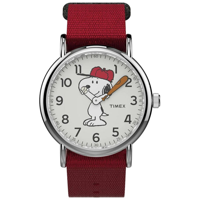 Timex Women's Timex x Peanuts White Dial Watch - TW2R41400