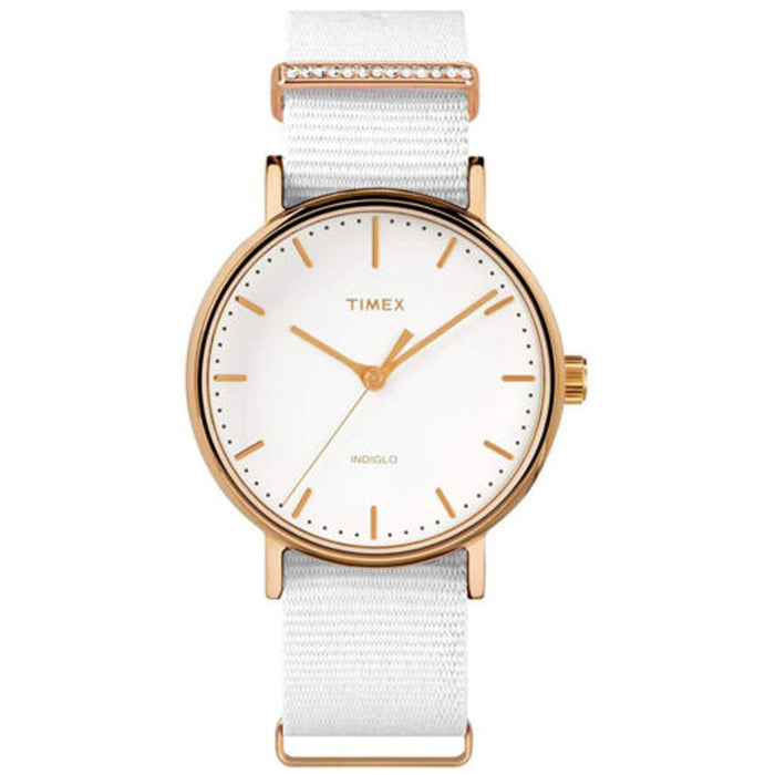 Timex Women's Fairfield White Dial Watch - TW2R49100