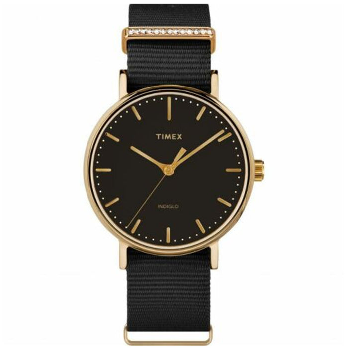 Timex Women's Fairfield Black Dial Watch - TW2R49200