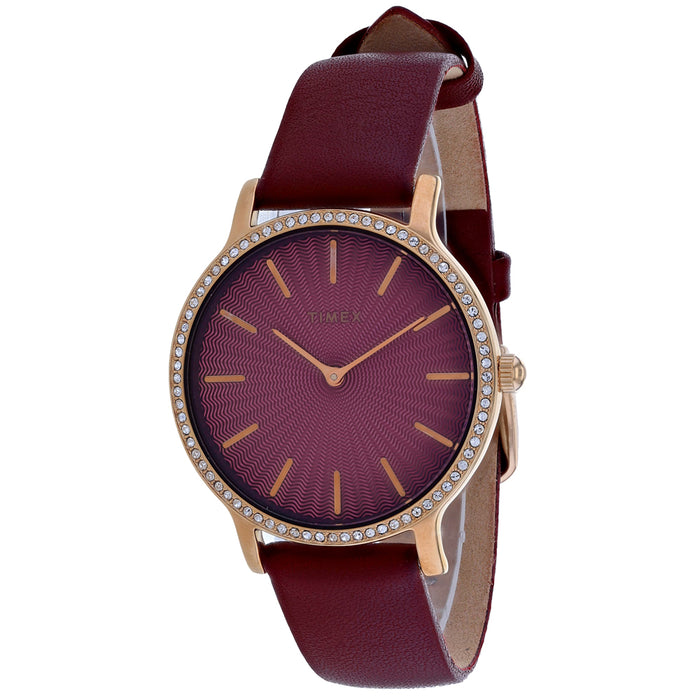 Timex Women's Metropolitan Pink Dial Watch - TW2R51100