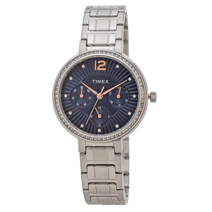 Timex Women's Classic Blue Dial Watch - TW2T44100