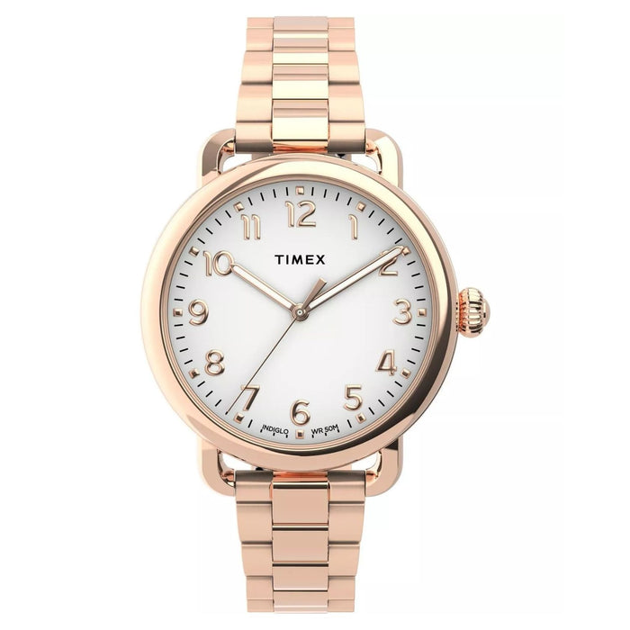 Timex Women's Classic White Dial Watch - TW2U14000
