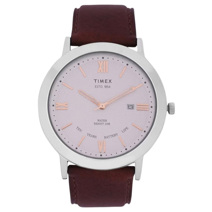Timex Women's Classic Silver Dial Watch - TW2U82400