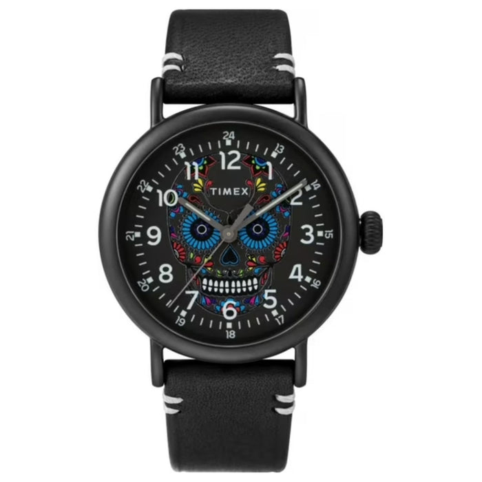 Timex Men's Los Muertos Black Dial Watch - TW2U95200