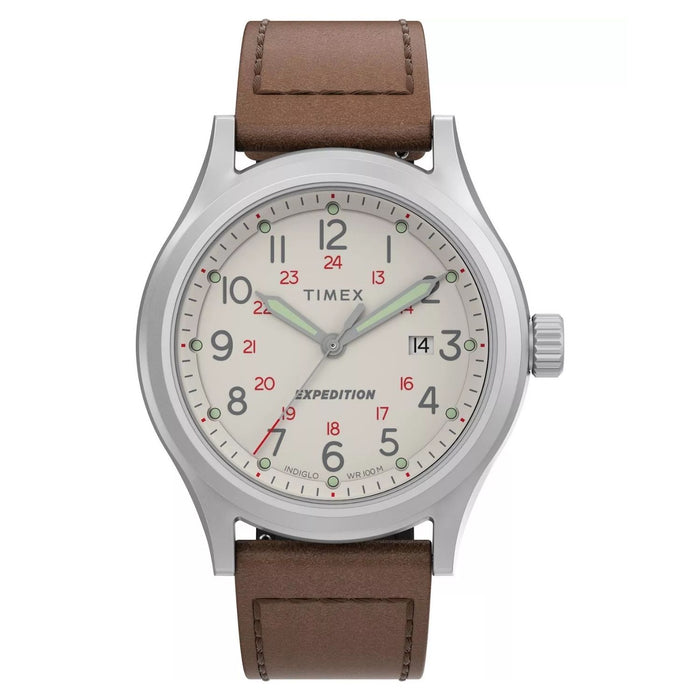 Timex Men's Expedition Beige Dial Watch - TW2V07300