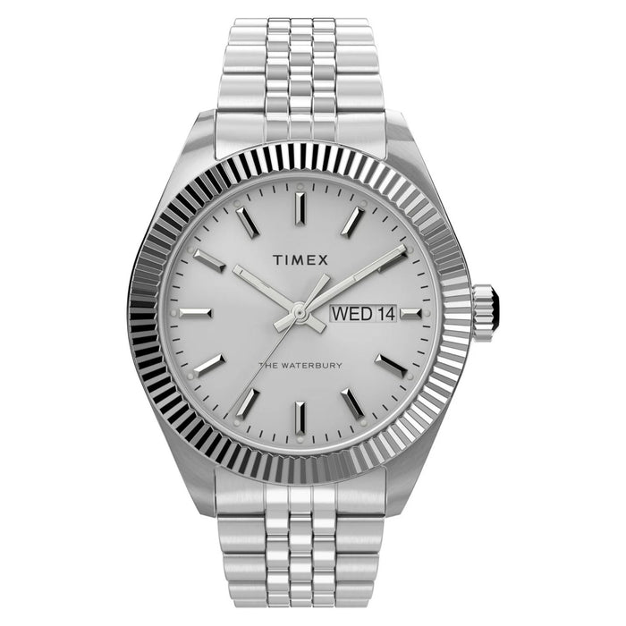 Timex Men's Waterbury White Dial Watch - TW2V17300