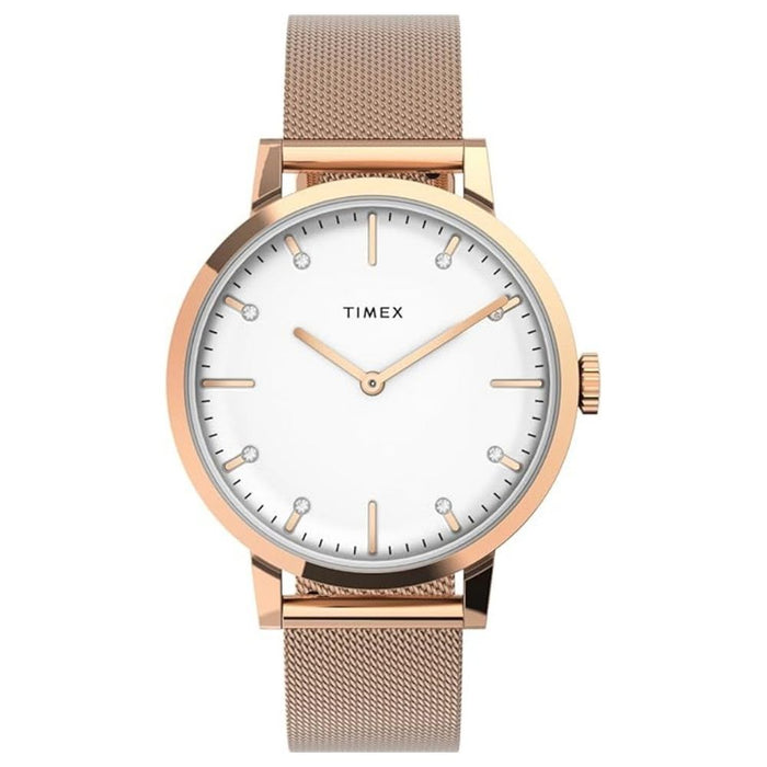 Timex Women's Midtown White Dial Watch - TW2V37100