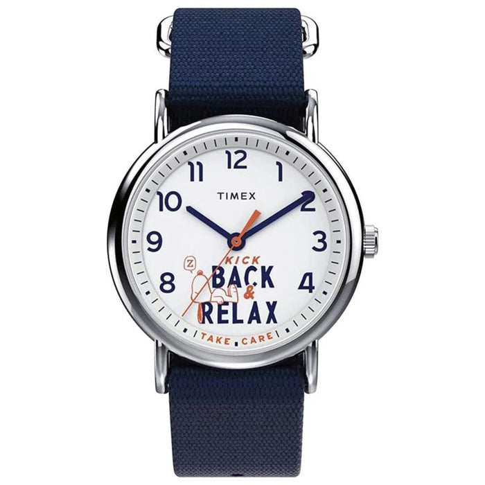 Timex Men's Weekender Whte Dial Watch - TW2V41900