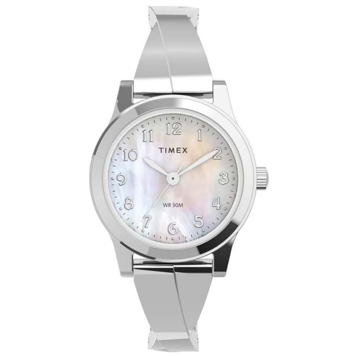 Timex Women's Pearl White Dial Watch - TW2V51200