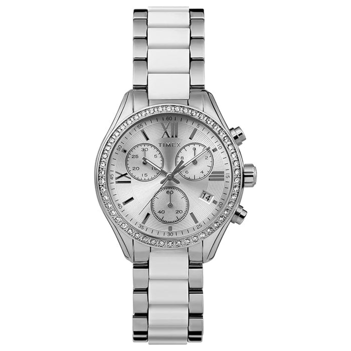 Timex Women's Classic Silver Dial Watch - TW2V74700