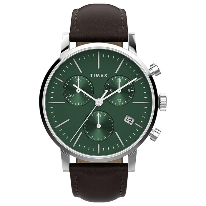 Timex Mens Men's Classic Green Dial Watch - TWH6Z6010