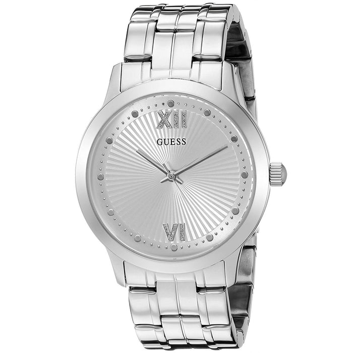 Guess Women's Vintage Inspired Silver Dial Watch - U0634L1