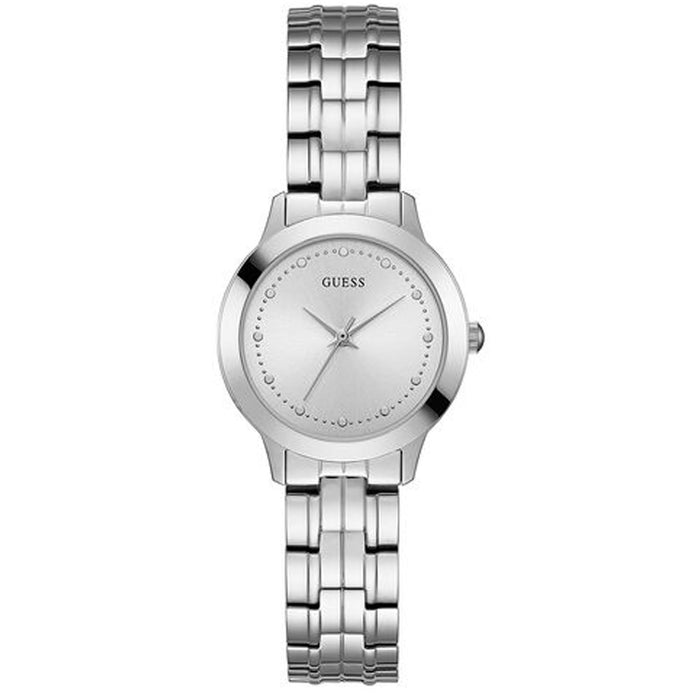 Guess Women's Classic Silver Dial Watch - U0989L1