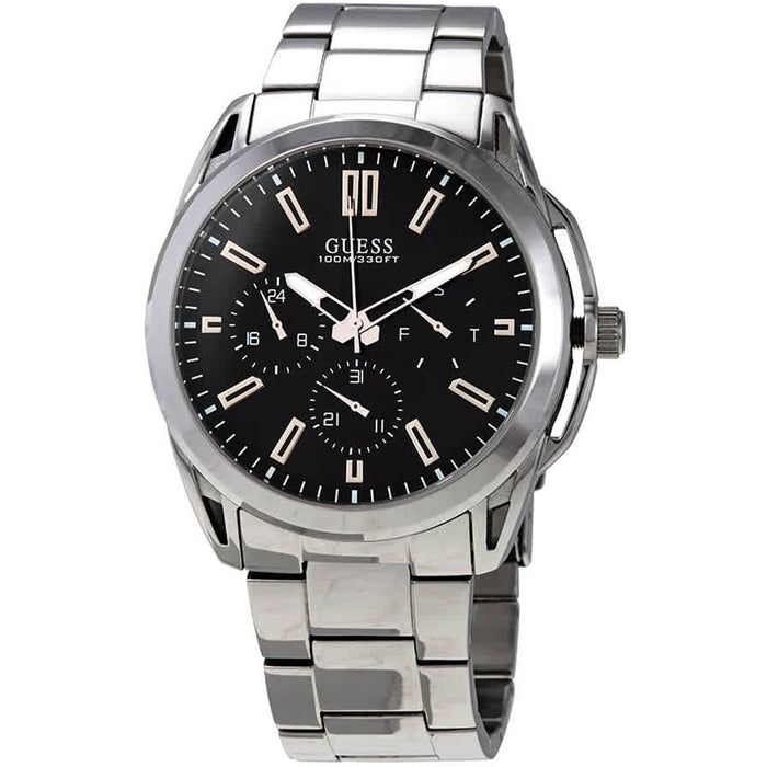 Guess Men's Vertex Black Dial Watch - U1176G2