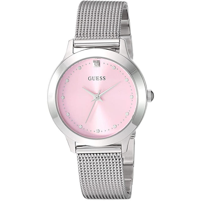 Guess Women's Classic Pink Dial Watch - U1197L3