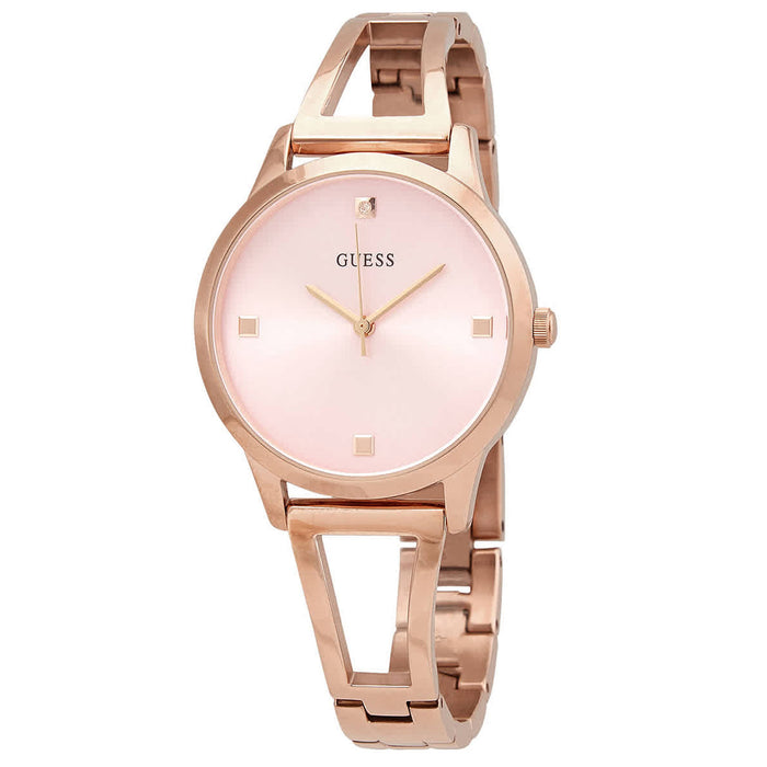 Guess Women's Classic Pink Dial Watch - U1198L4