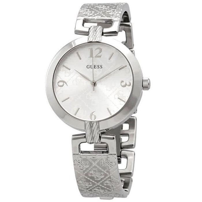 Guess Women's Classic Silver Dial Watch - U1228L1