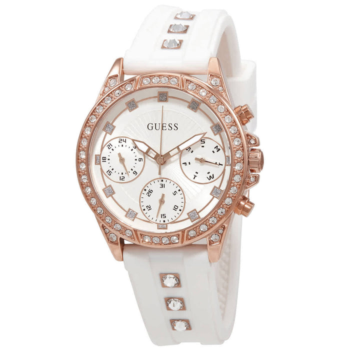 Guess Women's Classic White Dial Watch - U1292L3