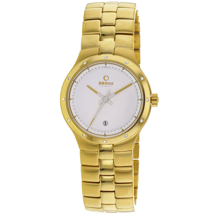 Obaku Women's Harmony White Dial Watch - V111LGWSG