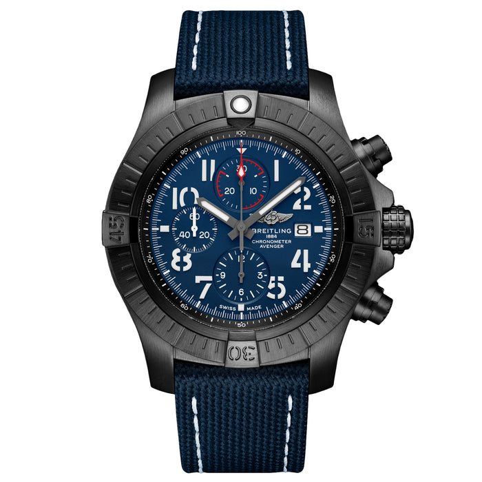 Breitling Men's Super Avenger Blue Dial Watch - V13375101C1X1