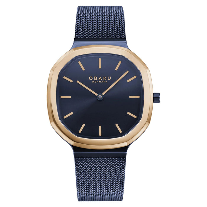 Obaku Women's Oktant Blue Dial Watch - V253LXSLML