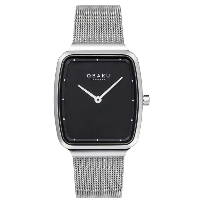 Obaku Women's Tern Lille Black Dial Watch - V267LXCBMC
