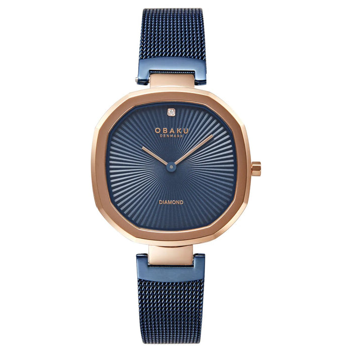 Obaku Women's Brilliant Blue Dial Watch - V277LXVLML