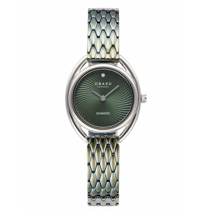 Obaku Women's Juvel Green Dial Watch - V286LXCESE