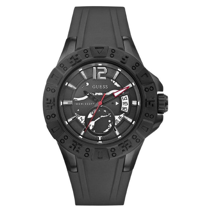 Guess Men's Magnum Black Dial Watch - W0034G3