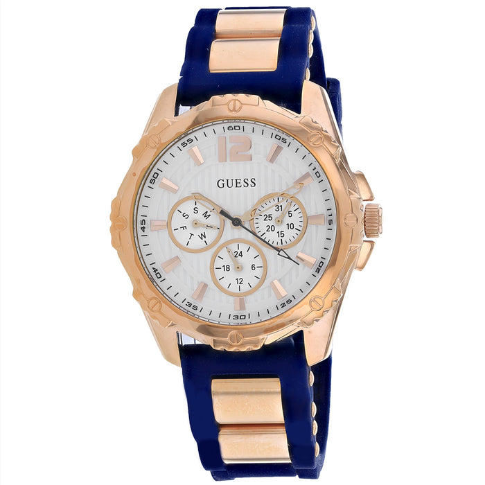 Guess Women's Classic White Dial Watch - W0325L8