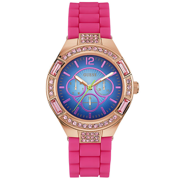 Guess Women's Lollipop Rose gold Dial Watch - W0777L1
