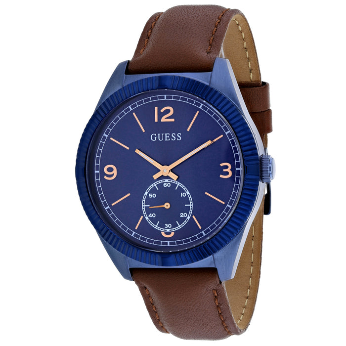 Guess Men's Dress Blue Dial Watch - W0873G2