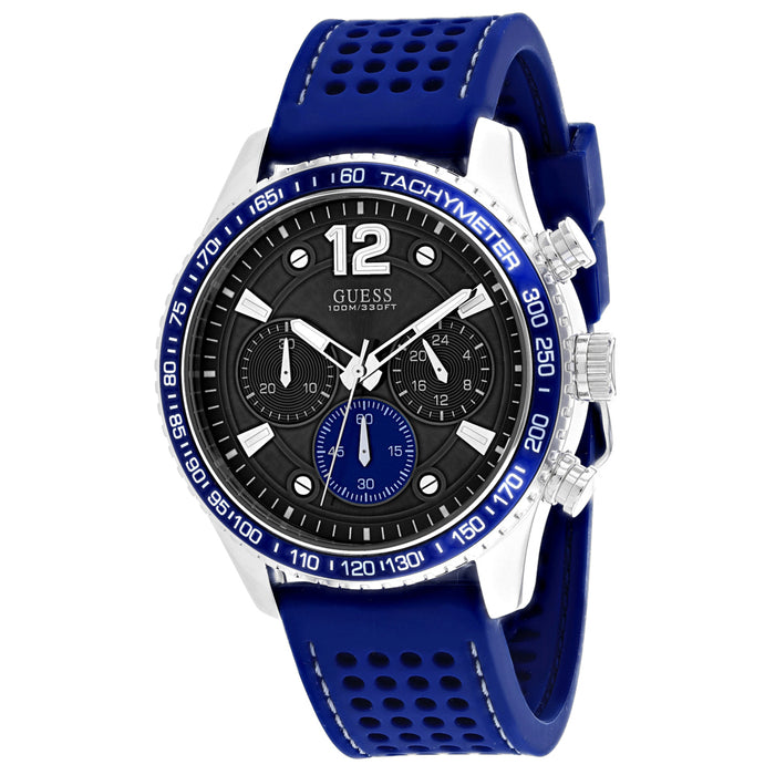 Guess Men's Fleet Black Dial Watch - W0971G2